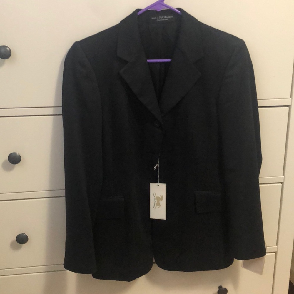RJ Classics English Riding Show Jacket Black size 2R never worn